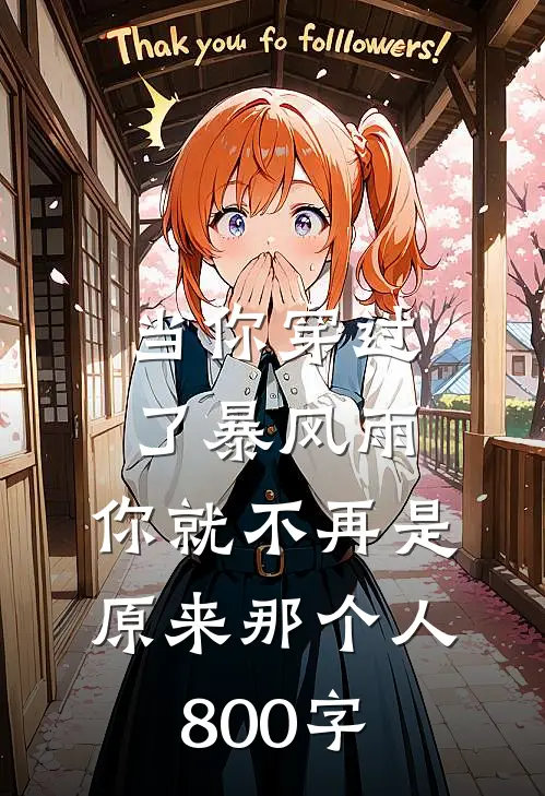 当你穿过了暴风雨,你就不再是原来那个人800字