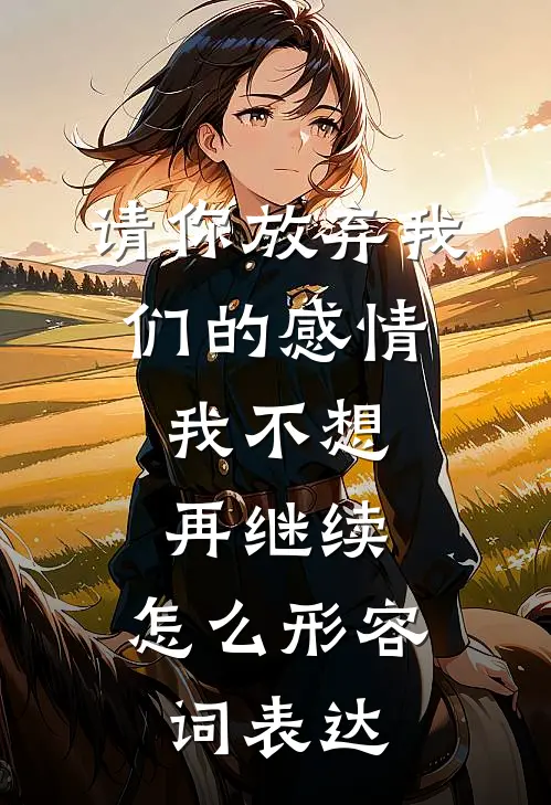 请你放弃我们的感情,我不想再继续,怎么形容词表达