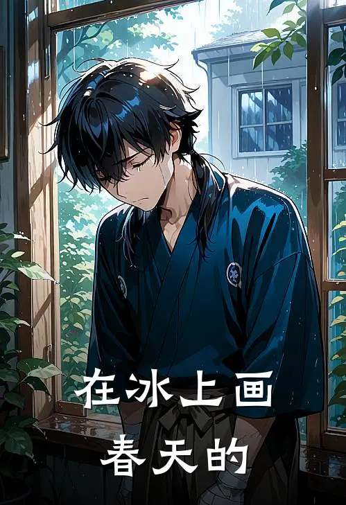 在冰上画春天的