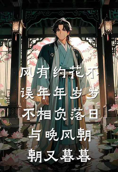 风有约花不误年年岁岁不相负落日与晚风朝朝又暮暮